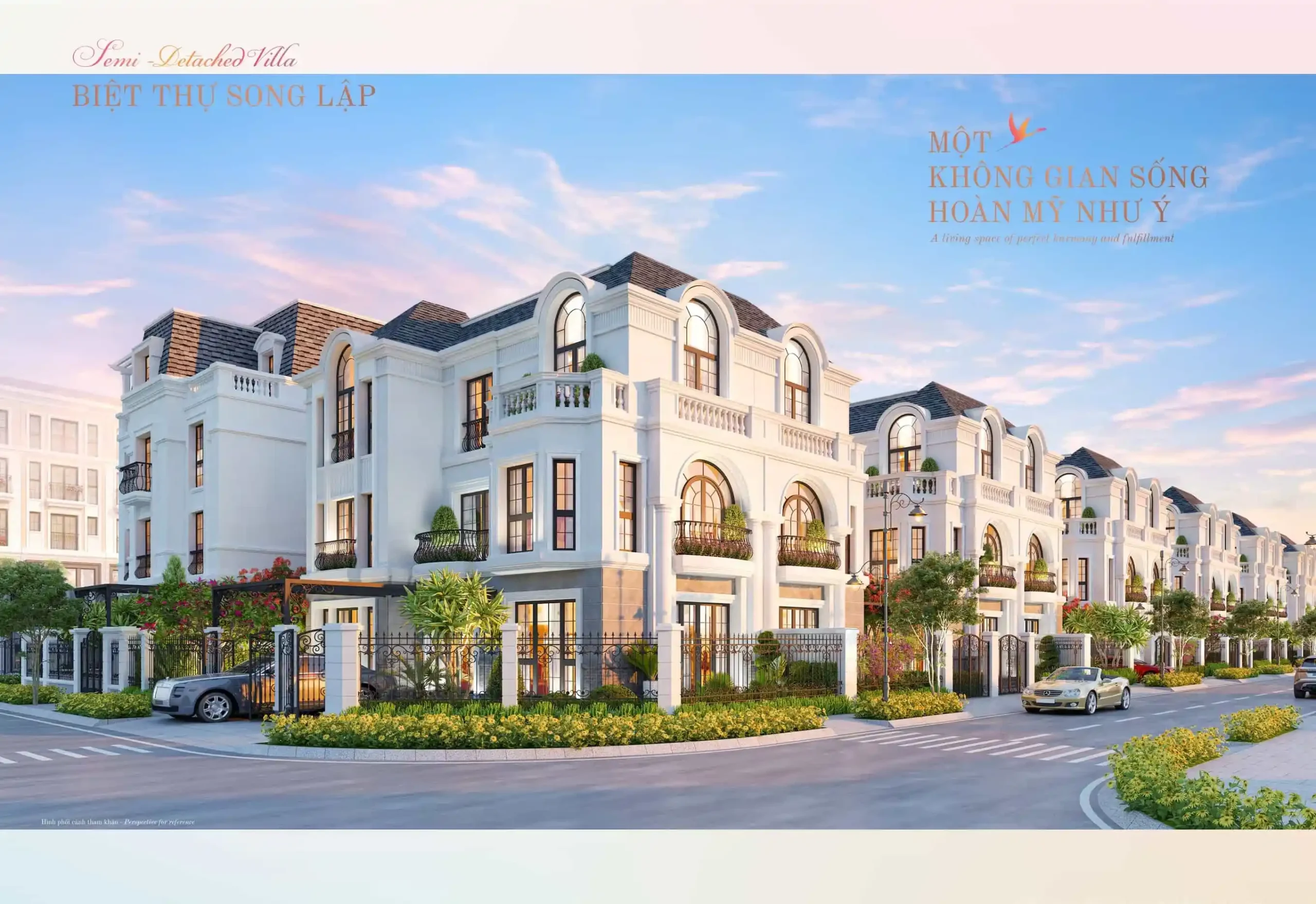 Biệt thự song lập Hồng Hạc City