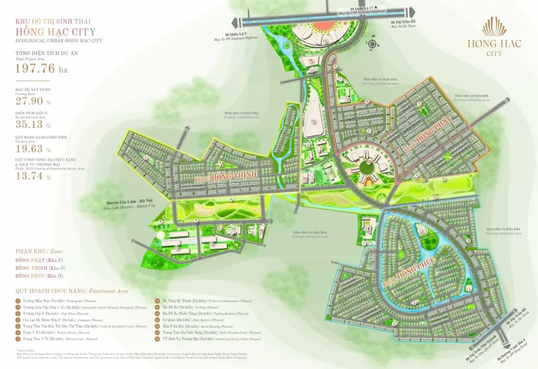 Mặt bằng Hồng Hạc City